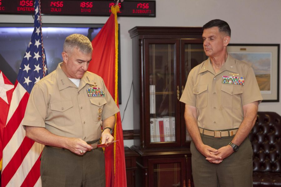 The Hustler chats with General Glenn Walters, second ranking officer in Marine Corps