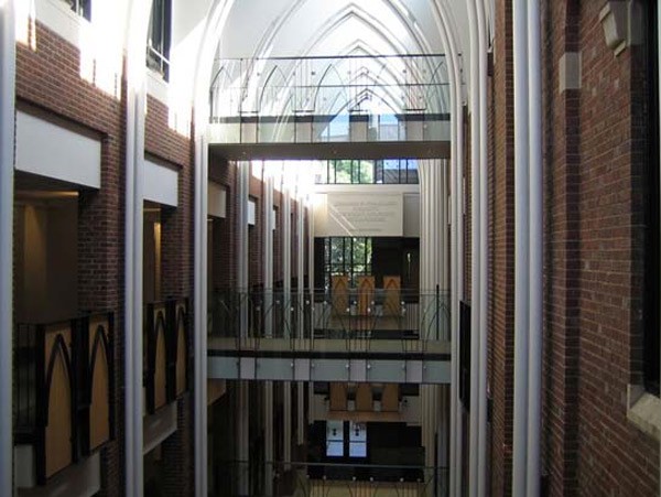 Buttrick Hall houses a number of A&S departments and a graduate student floor, serving as one of many staple academic spaces on campus.