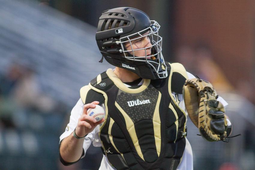 Jason Delay back behind the plate for expanded role during senior season