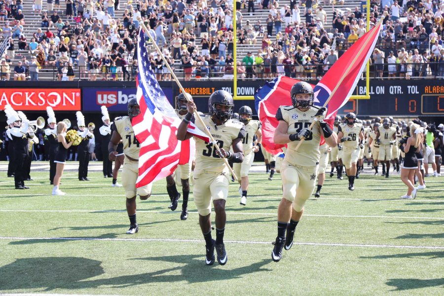 The Commodores play the Alabama A&M Bulldogs at home on Saturday, September 9, 2017.
