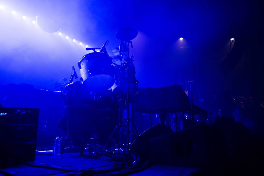 James Murphey of LCD Soundsystem plays in Nashville on Friday, October 20, 2017