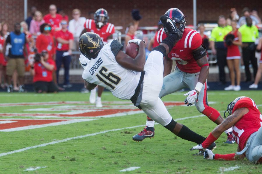 The Commodores play football at Ole Miss on Saturday, October 14, 2017.