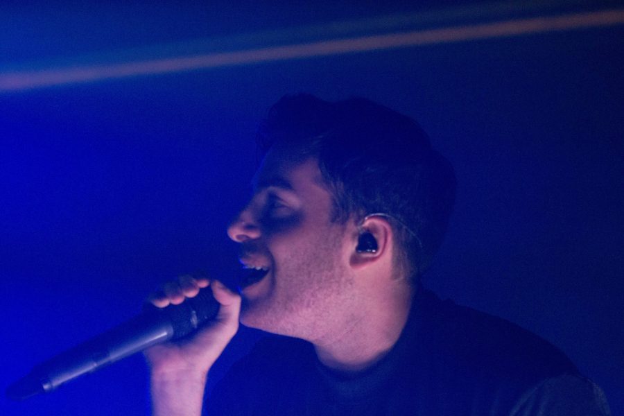 Hoodie Allen performs at Cannery Ballroom on Wednesday, November 15, 2017 (Photo by Emily Goncalves).