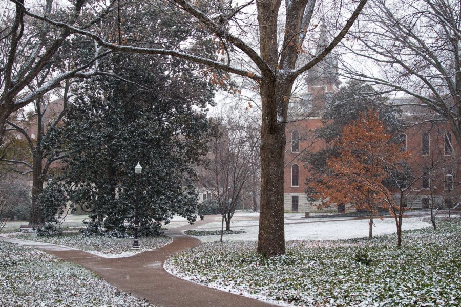 Vanderbilt cancels classes on Friday, January 12, 2018 due to inclement weather (Photo by Emily Goncalves).
