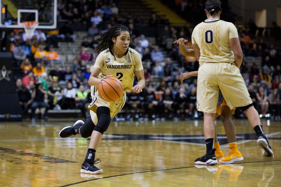 The Vanderbilt Womens Basketball team play the Lady Vols on Sunday, February 4, 2018 in Memorial Gym. (Photo by Claire Barnett)