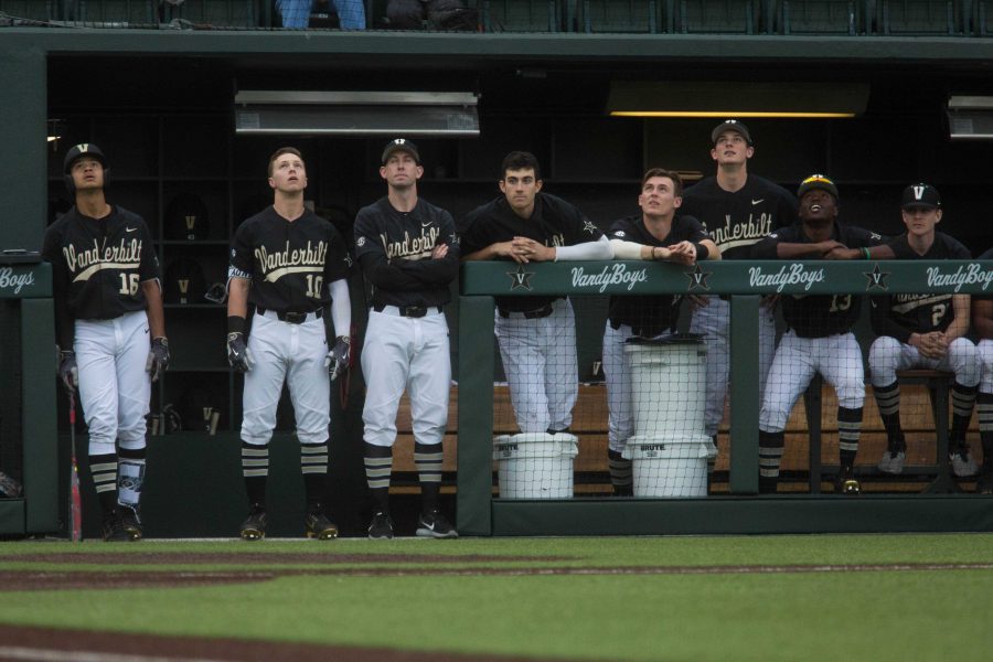 The+Vanderbilt+baseball+team+plays+Austin+Peay+State+University+on+Tuesday%2C+February+27%2C+2018.+The+Vandy+Boys+were+victorious.+%28Photo+by+Claire+Barnett%29