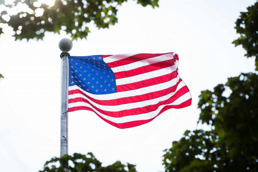 American flag (Photo by Hunter Long // The Vanderbilt Hustler)
