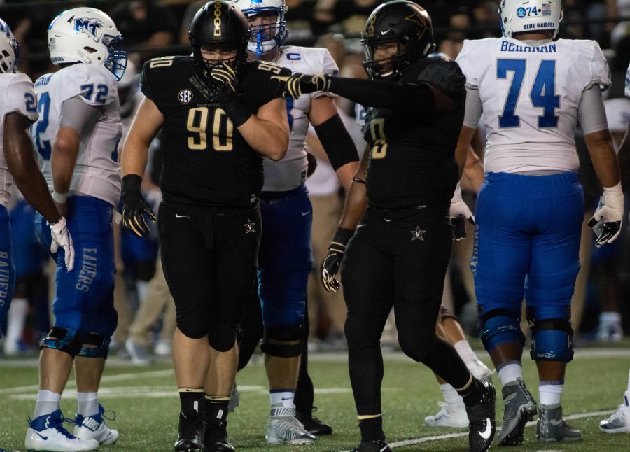 Vanderbilt takes on Middle Tennessee State at home on Saturday, September 1st.  Photo by Brandon Jacome-Mendez.
