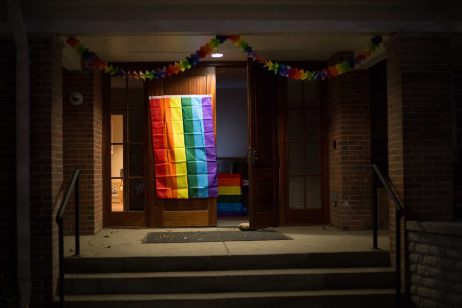 The annual Queer Prom event put on by Lambda on Februaruy 04, 2018. (Photo by Hunter Long).