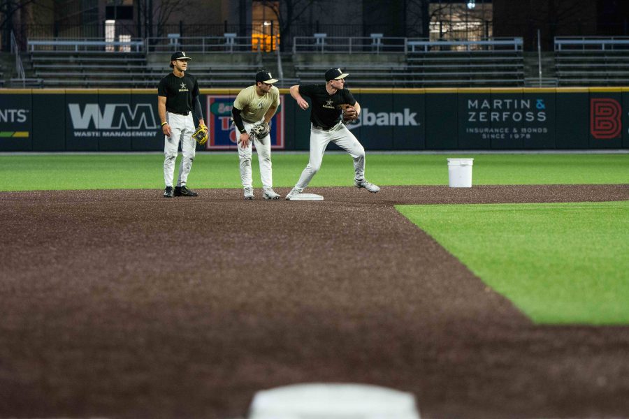 Vanderbilt Baseball prepares for the upcoming season on Tuesday, February 5th, 2019. (Photo by Brent Szklaruk)