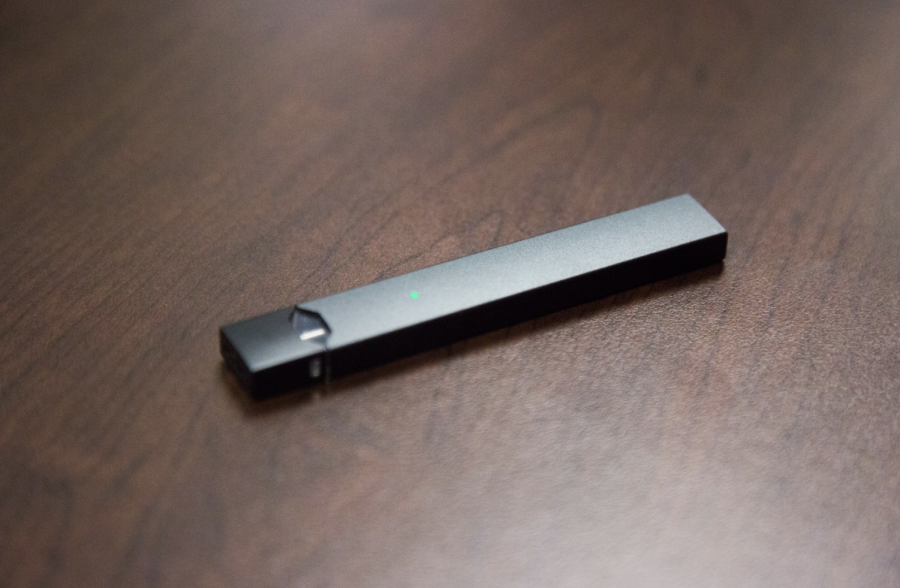 The Juul is the most commonly used vaporizer on the market. Photo by Hunter Long // The Vanderbilt Hustler