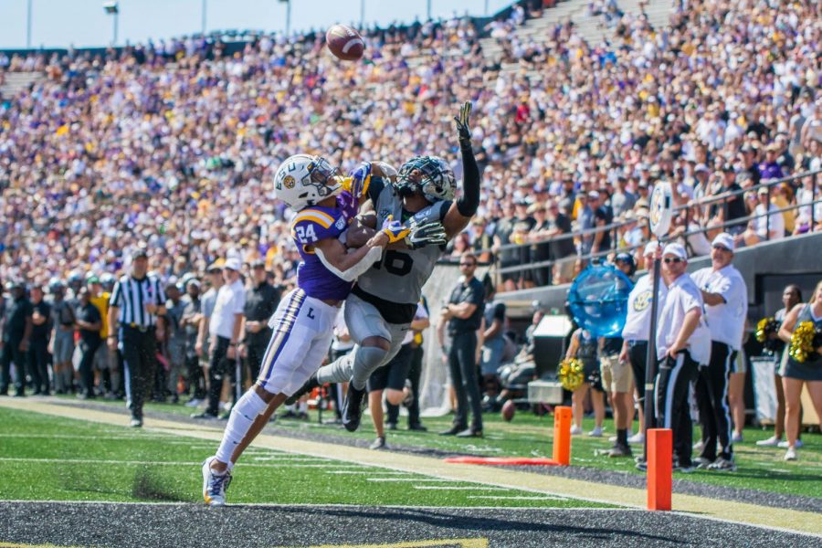 LSU beats Vanderbilt 66-38 on Saturday, September 21, 2019. (Photo by Brent Szklaruk)