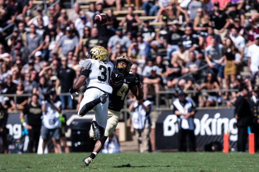Purdue defeats Vandy 42-24 on Saturday, Sept. 7. (Photo by Hunter Long)