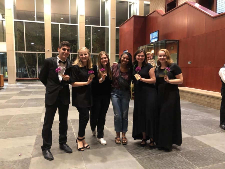 Performing with friends is one of the unique ways Blair students bond. (Photo courtesy Sophie Heinz) 