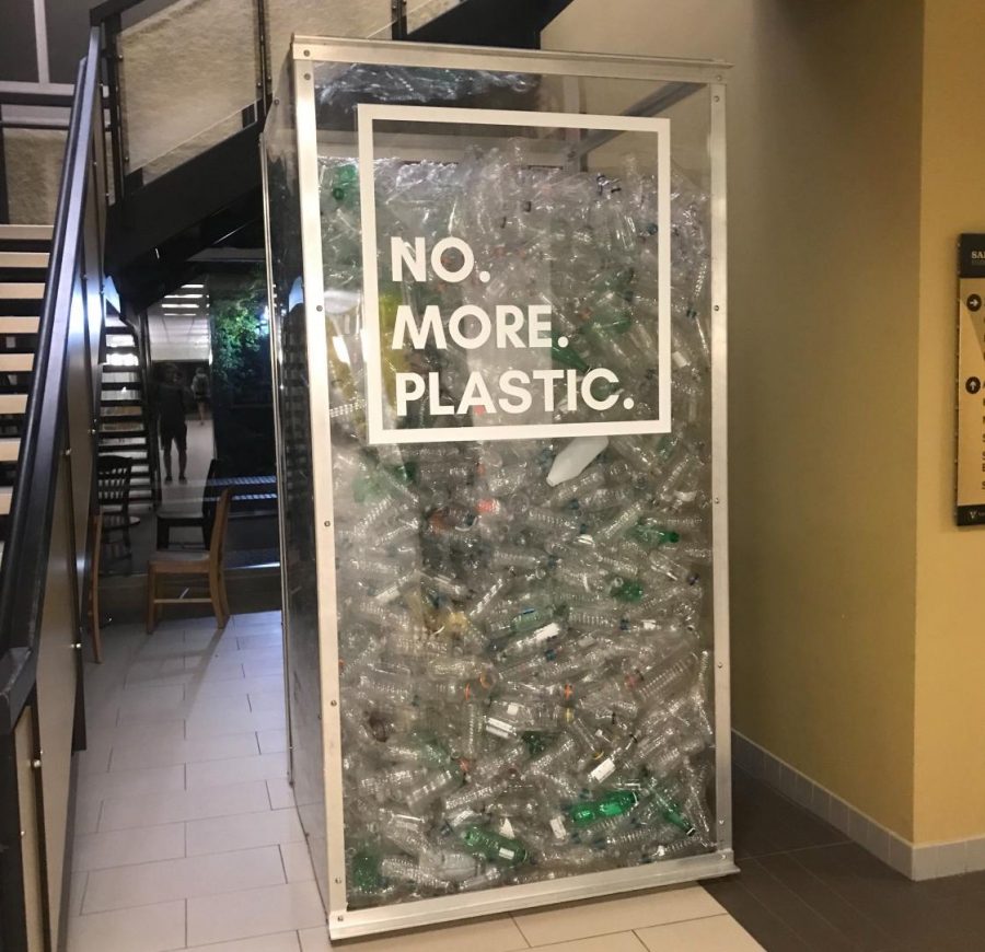 The No More Plastic campaign is an important first step in reducing the amount of plastic students use at Vanderbilt. (Photo by Philip Gubbins)
