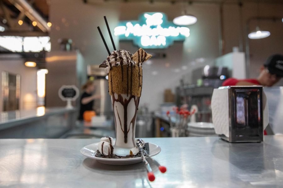 Despite being loaded to the brim with sweet ingredients, the milkshakes at Gracie's are anything but sickly. 