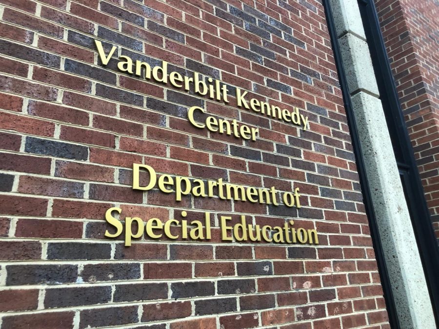 The+Vanderbilt+Kennedy+Center+Department+of+Special+Education%2C+which+is+near+the+pedestrian+bridge+between+Commons+and+main+campus+along+21st+Ave.