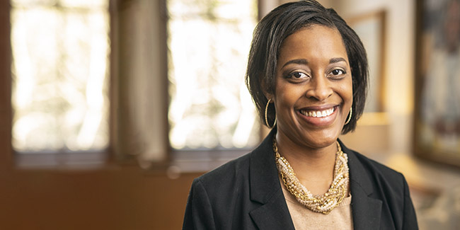 Candice Lee became the first African American woman to lead an SEC program. (Vanderbilt University/Daniel Dubois)