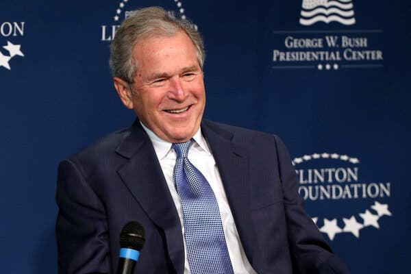 Former President George W. Bush. (Photo Courtesy New York Times)