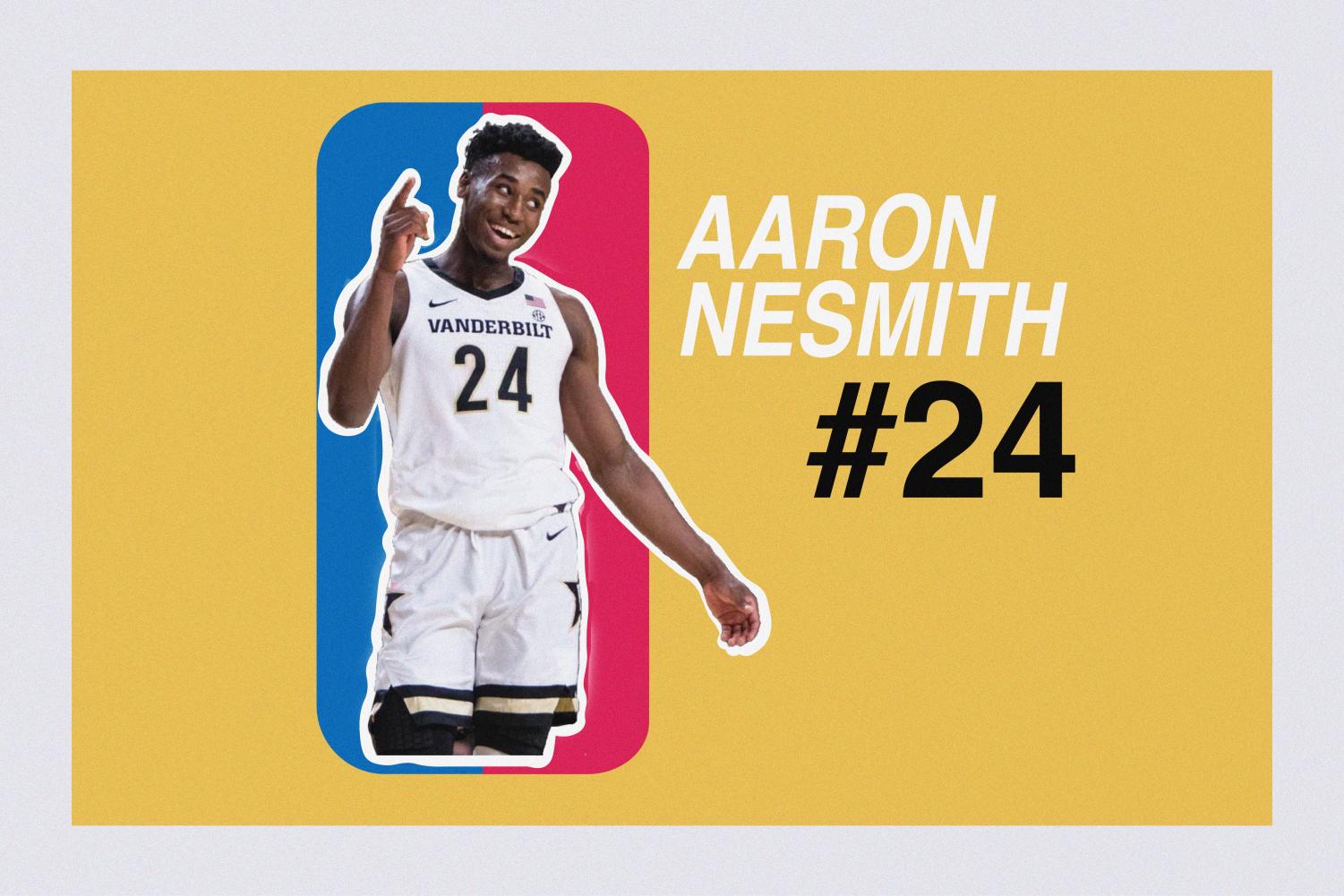 Former Vanderbilt guard Aaron Nesmith is one of the top prospects in this years NBA Draft.