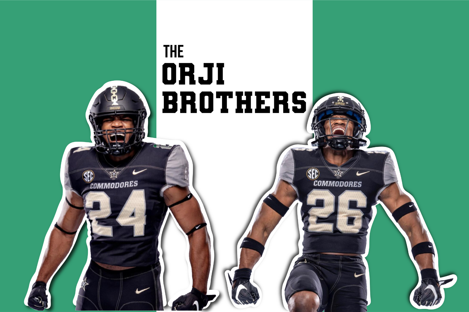 The Vanderbilt Hustler Instant Chemistry The Orji Brothers Bond On The Field Is Rooted In Family And Perspective