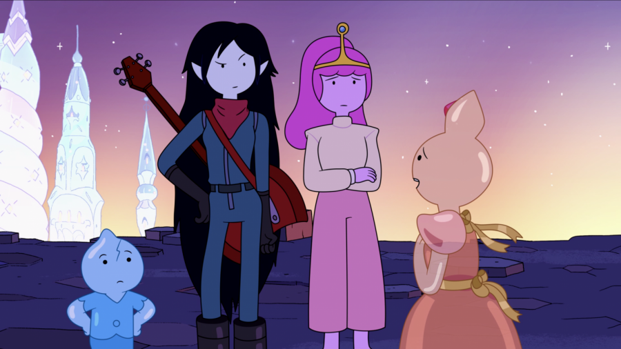 Princess Bubblegum and Marceline with the See-Thru Princess in Adventure Time’s newest installment: “Obsidian” (HBO Max/Cartoon Network)