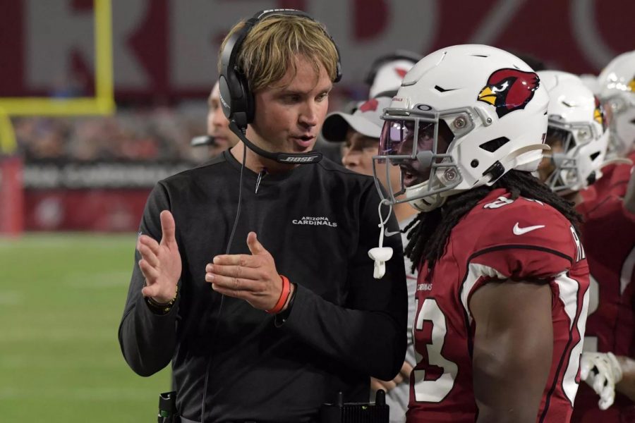 David Raih served two seasons as the Arizona Cardinals wide receivers coach. (USA TODAY Sports/Kirby Lee).