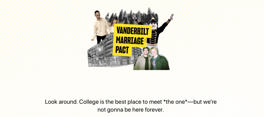 Vanderbilt Marriage Pact survey website directs you to find your match. (Hustler Staff/Eva Pace)