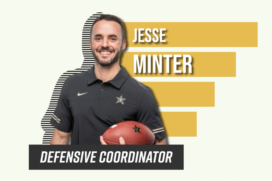 Jesse Minter joined Vanderbilt football as its defensive coordinator in January 2021. (Hustler Communications/Emery Little)
