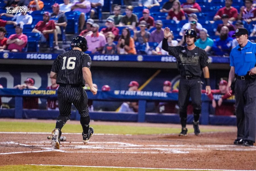 The Commodores will now face Ole Miss once again in an elimination game on Friday. (Twitter/@VandyBoys).