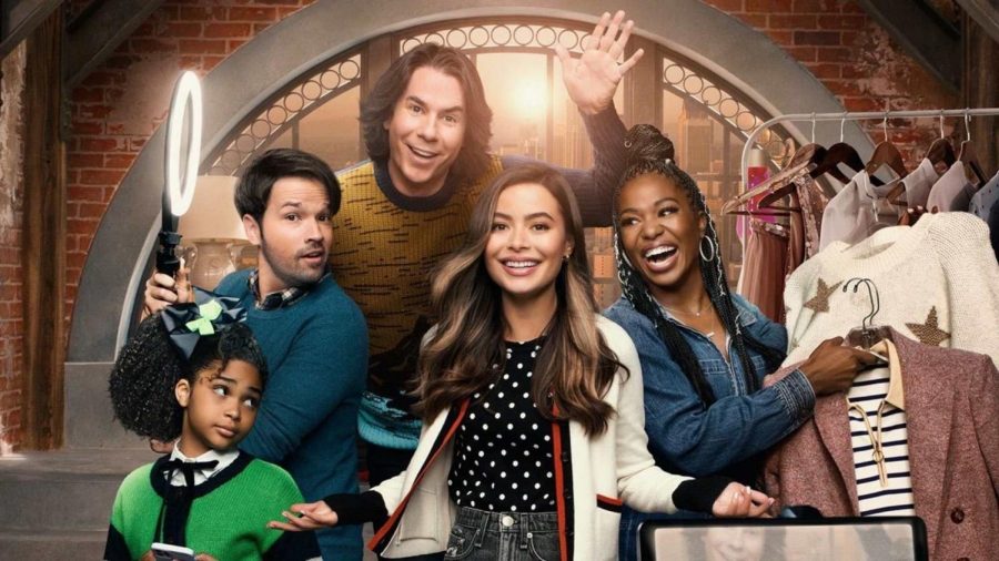 Familiar faces are joined by new ones in the iCarly reboot, now streaming on Paramount+. (Paramount+/iCarly)