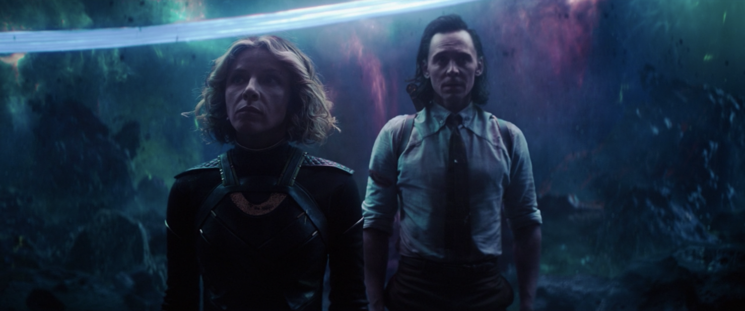 Loki and Sylvie make quite the odd couple—they are, after all, two variants of the same person. (Marvel Studios/Loki)