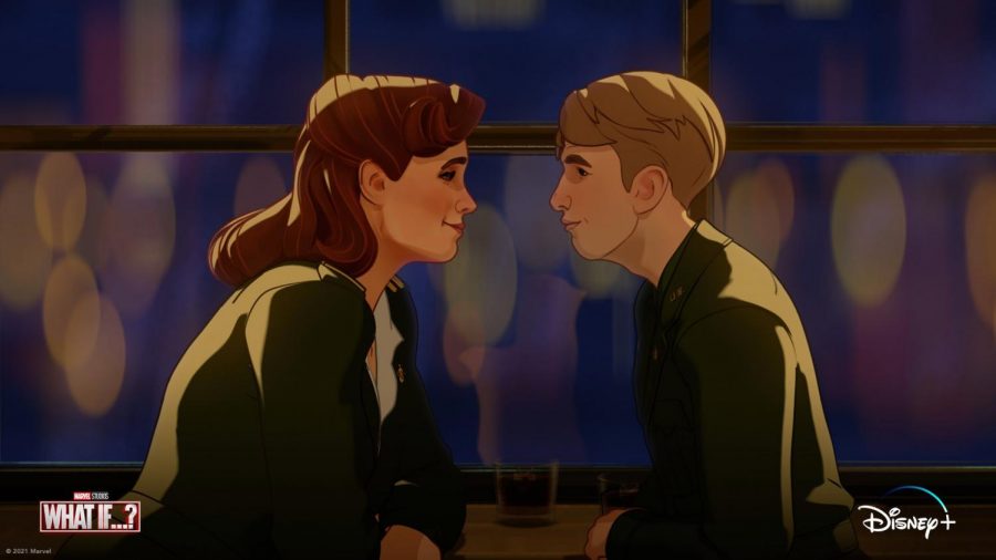 The first episode of Marvel Studios What If...? presents a version of the Peggy x Steve romance thats actually believable, nine years too late. Whoda thunk it? (Marvel Studios/What If...?)