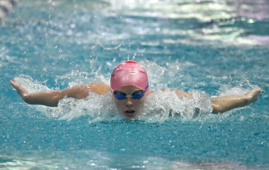 Vanderbilt swimming competes
