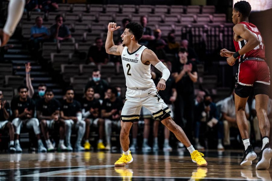 Scotty Pippen Jr. led the Commodores with 16 points on Saturday. (Vanderbilt Athletics)