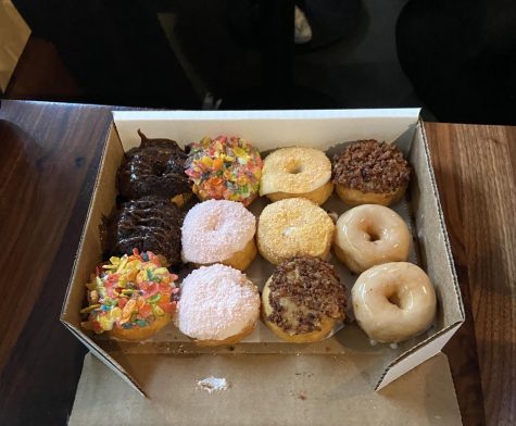 Donut Distillery served up a dozen donuts to the tour group.