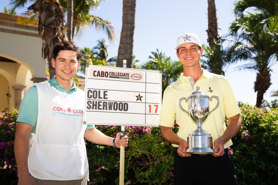 Vanderbilts Cole Sherwood won the individual portion of the Cabo Collegiate on March 1, 2022.