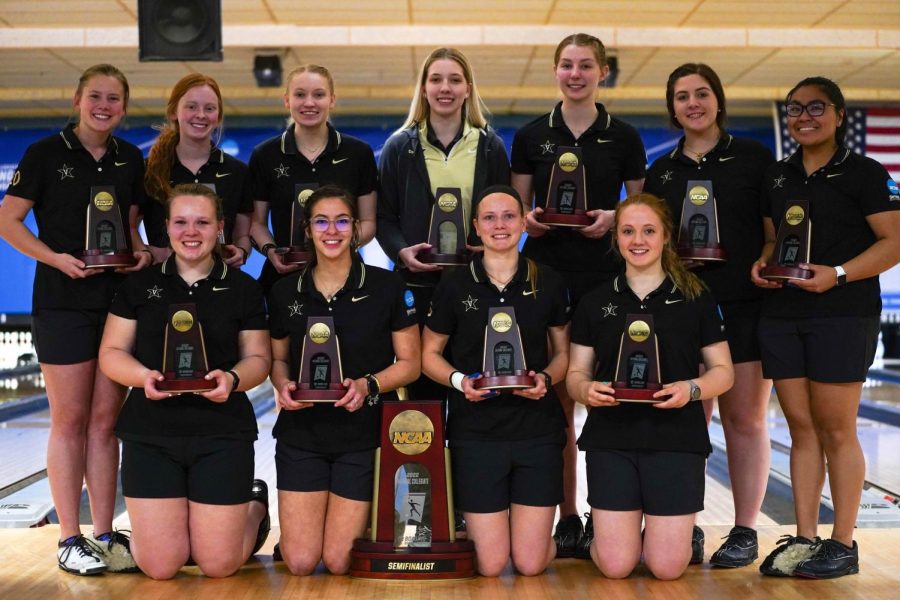 Vanderbilt women's bowling finished in third at the NCAA Bowling Championship. (Vanderbilt Athletics)