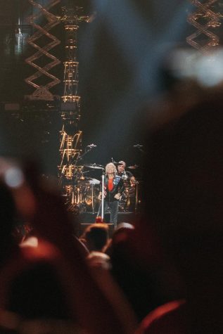Jon Bon Jovi enjoying the energy at Bridgestone Arena