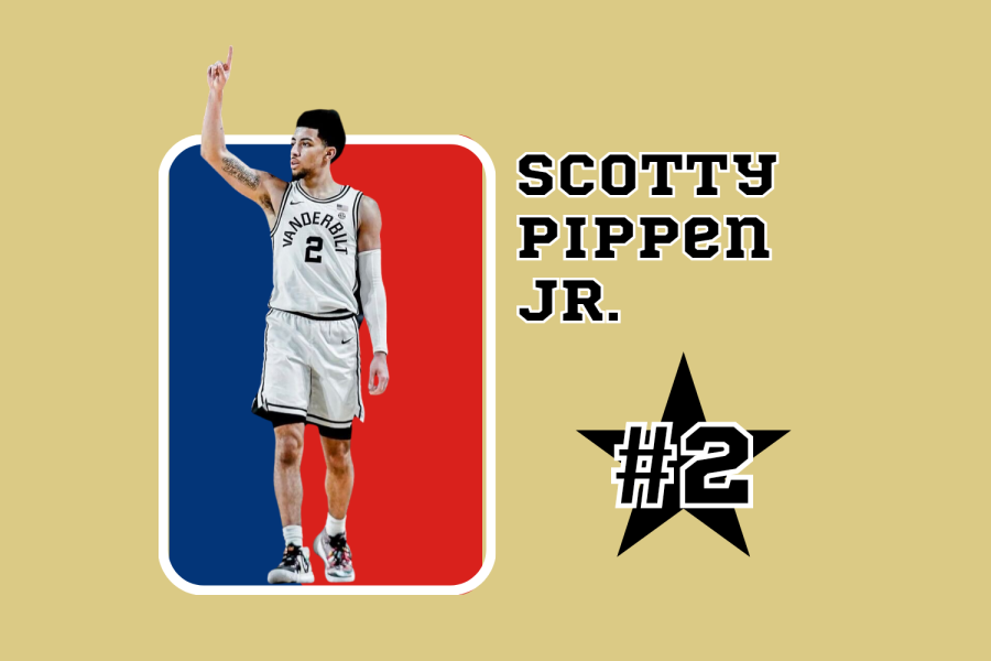 Scotty Pippen Jr. leaves Vanderbilt as one of the most decorated players in school history. (Hustler Multimedia/Alexa White)
