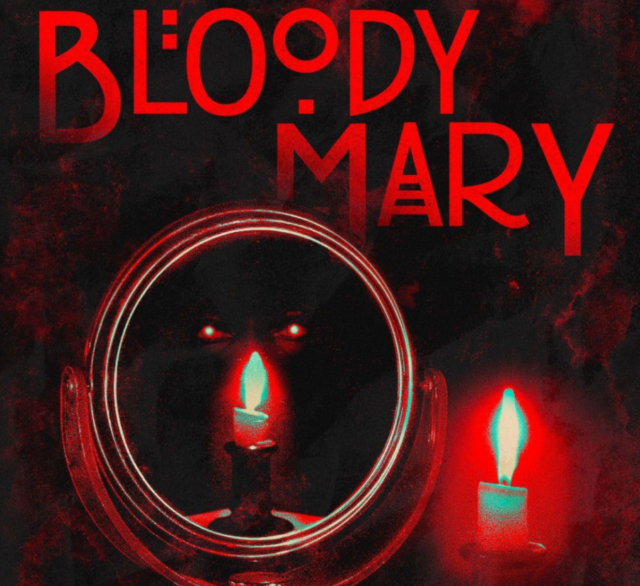 Promotional+poster+for+Bloody+Mary+depicting+a+figure+looking+at+a+mirror.