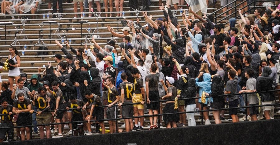 Vanderbilt fans cheer on the Commodores against Wake Forest (Hustler Multimedia/Arianna Santiago). 