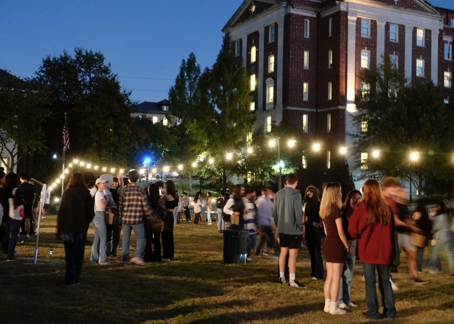 Students at the APIDAM night market on Commons Lawn, as photographed on Oct. 1, 2022