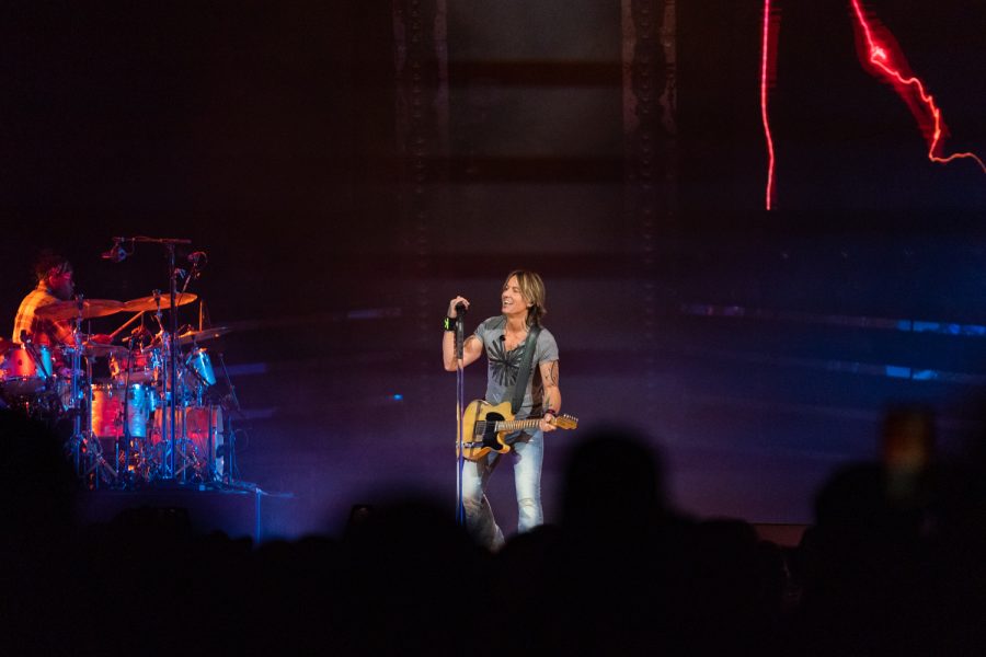 Keith Urban performs at Bridgestone Arena, as photographed on Oct. 7, 2022. (Hustler Multimedia/Barrie Barto)