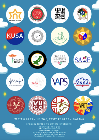 Screenshot of organizations featured at AASA Night Market, as captured on Oct. 1, 2022