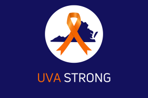 Graphic depicting the UVA strong logo (Hustler Multimedia/Lindsey Jorda).