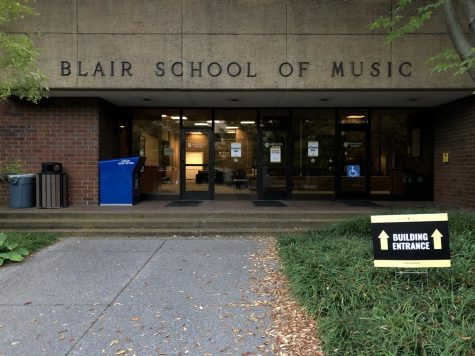 The entrance to Vanderbilt’s Blair School of Music. (Hustler Multimedia/Josh Rehders)