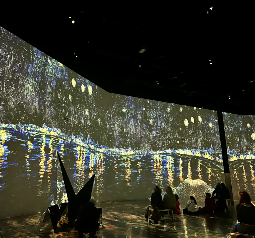 Stepping Into Starry Night The Immersive Van Gogh Exhibit The   Vangogh 2 821x768 