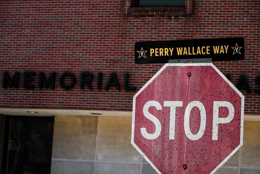 Perry Wallace Way, as photographed on Feb. 12, 2023. (Hustler Multimedia/Michael Tung)