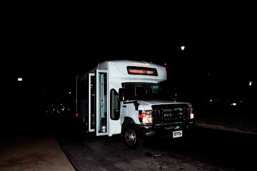 A VandyRide shuttle bus, as photographed on Jan. 22, 2023. (Hustler Multimedia/Eigen Escario)